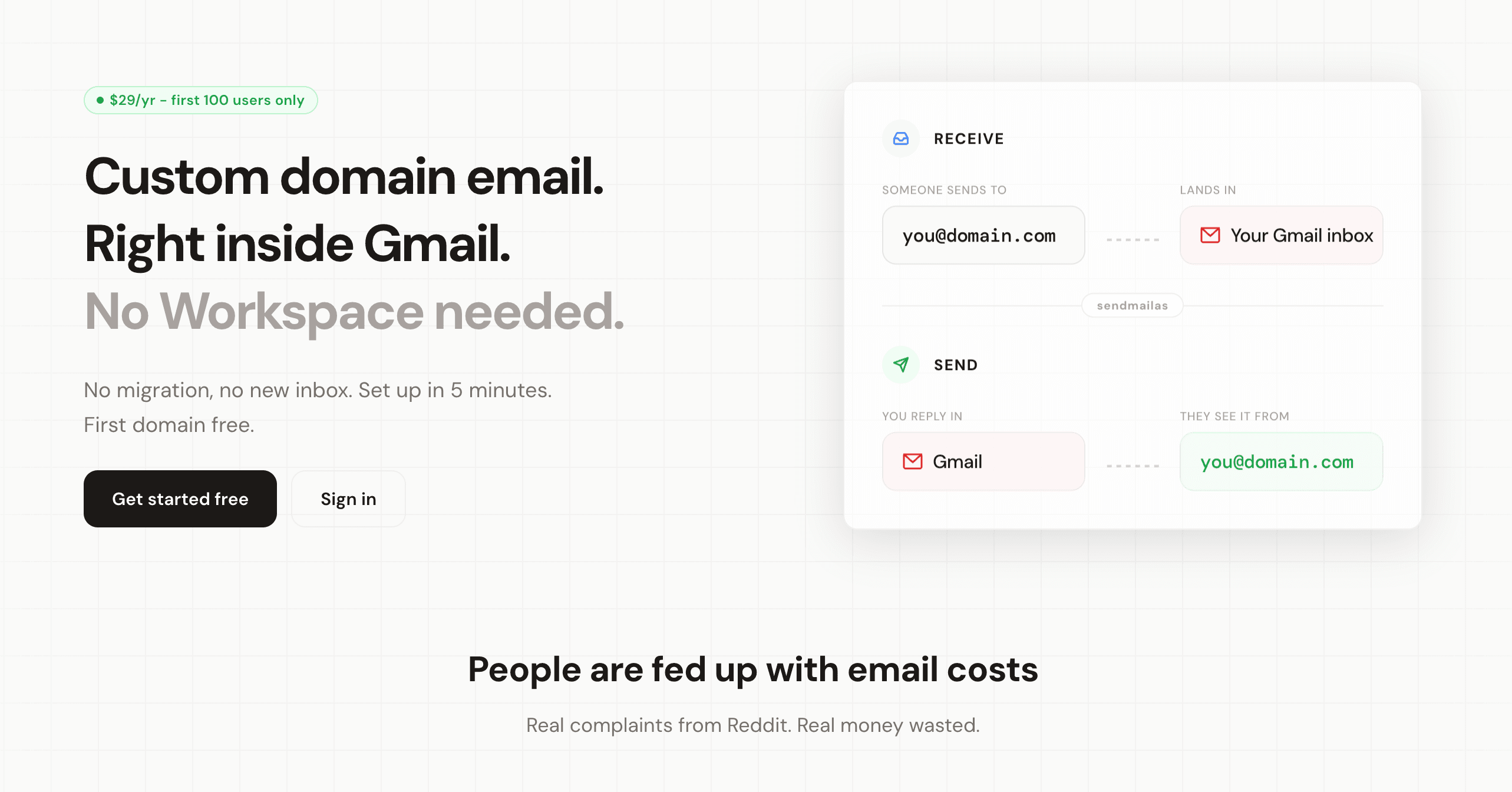 SendMailAs — sendmailas.com